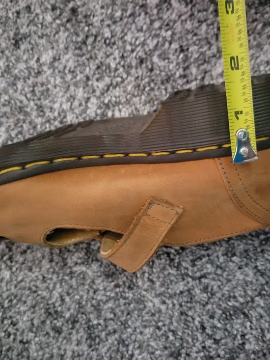 Brown Leather Mary Jane Cutout Shoes - Picture 15 of 16